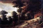  Adriaen Brouwer Twilight Landscape - Hand Painted Oil Painting