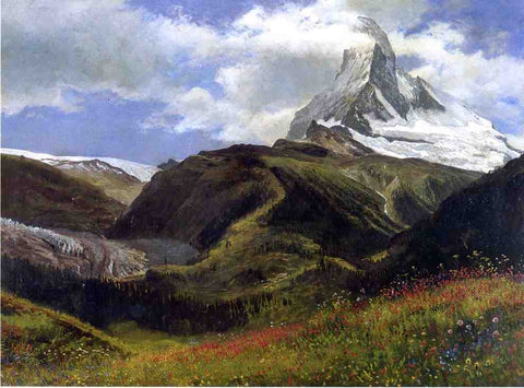  Albert Bierstadt Grunewald - Hand Painted Oil Painting