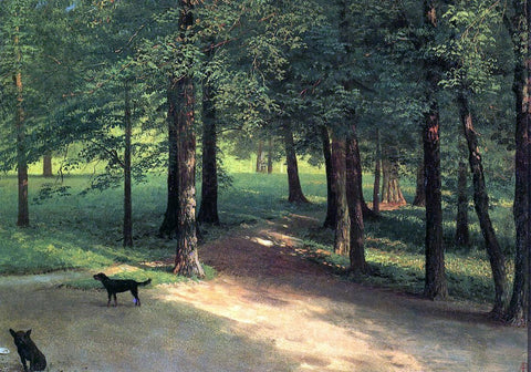  Albert Bierstadt Irvington Woods - Hand Painted Oil Painting
