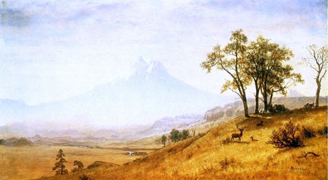  Albert Bierstadt Mount Hood - Hand Painted Oil Painting