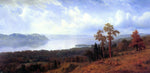  Albert Bierstadt View of the Hudson Looking Across the Tappan Zee Towards Hook Mountain - Hand Painted Oil Painting