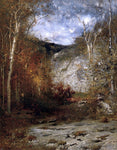  Alexander Helwig Wyant Rocky Ledge, Adirondacks - Hand Painted Oil Painting