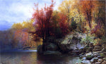  Alexander Lawrie Autumn River Landscape - Hand Painted Oil Painting