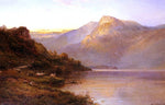  Senior Alfred De Breanski Sunset on the Loch - Hand Painted Oil Painting