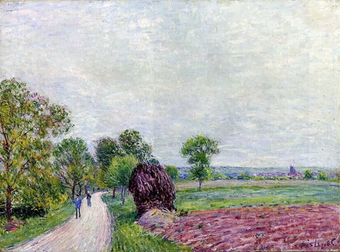 Alfred Sisley Countryside near Moret - Hand Painted Oil Painting