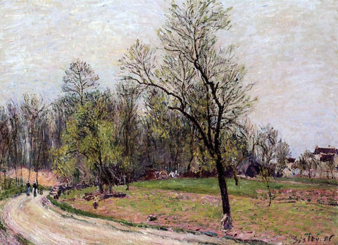  Alfred Sisley Edge of the Forest in Spring, Evening - Hand Painted Oil Painting
