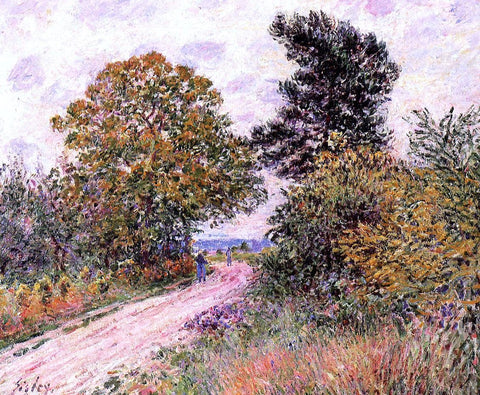  Alfred Sisley Edge of the Fountainbleau Forest - Morning - Hand Painted Oil Painting