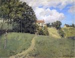  Alfred Sisley Landscape with Houses - Hand Painted Oil Painting