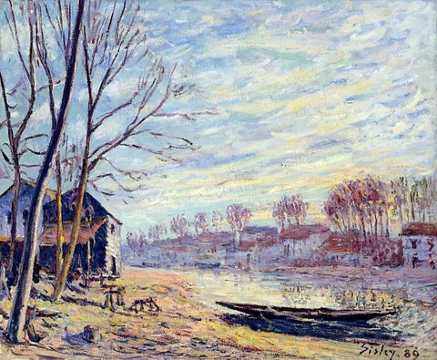  Alfred Sisley Matrat Cottages - Hand Painted Oil Painting