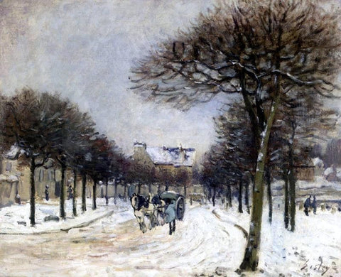  Alfred Sisley Road from Saint-Germain to Marly - Hand Painted Oil Painting