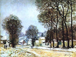  Alfred Sisley Snow at Louveciennes - Hand Painted Oil Painting