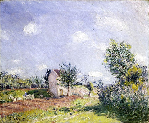  Alfred Sisley Springtime - Hand Painted Oil Painting