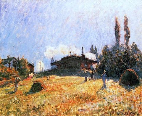 Alfred Sisley Station at Sevres - Hand Painted Oil Painting