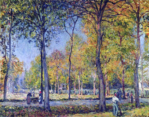  Alfred Sisley The Forest at Boulogne - Hand Painted Oil Painting