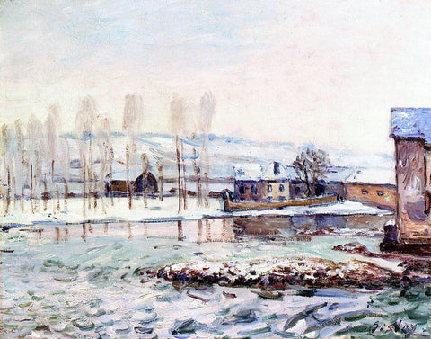  Alfred Sisley The Mills at Moret - Hand Painted Oil Painting