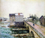 Alfred Sisley The Pont at Moret in Winter - Hand Painted Oil Painting