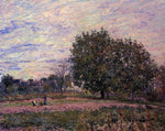  Alfred Sisley Walnut Trees, Sunset - Early Days of October - Hand Painted Oil Painting