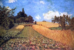  Alfred Sisley Wheatfields near Argenteuil - Hand Painted Oil Painting
