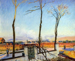  Alfred Sisley Winter Sun, Moret - Hand Painted Oil Painting