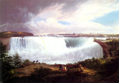  Alvan Fisher The Great Horseshoe Falls, Niagara - Hand Painted Oil Painting