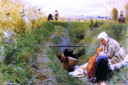  Anders Zorn Our Daily Bread - Hand Painted Oil Painting