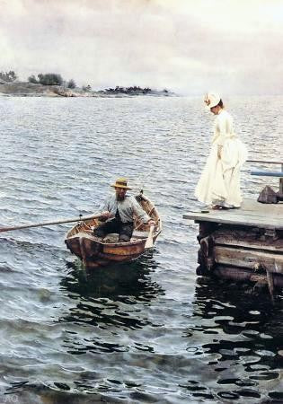  Anders Zorn Summer Fun - Hand Painted Oil Painting