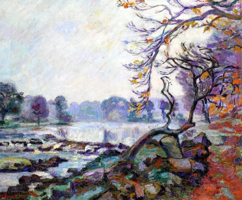  Armand Guillaumin Dam at Genetin, Crozant - Hand Painted Oil Painting