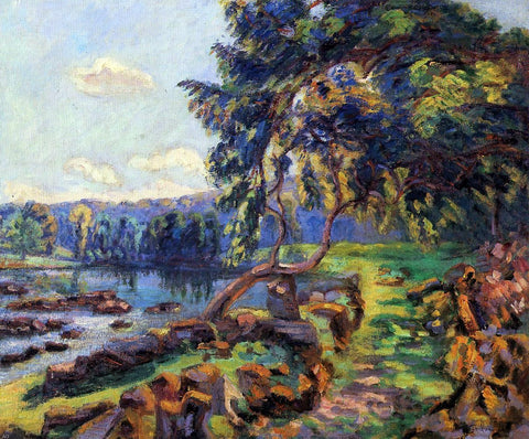  Armand Guillaumin Rapids at Genetin - Hand Painted Oil Painting