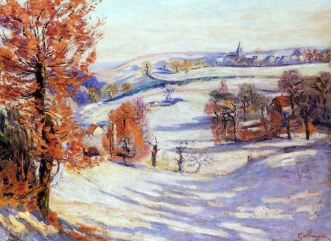 Armand Guillaumin Snow at Crozant - Hand Painted Oil Painting
