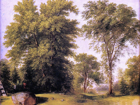  Asher Brown Durand Study from Nature, Rocks and Trees - Hand Painted Oil Painting