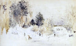  Berthe Morisot Snowy Landscape (also known as Frost) - Hand Painted Oil Painting