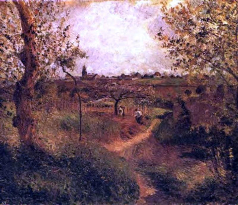  Camille Pissarro A Path Across the Fields - Hand Painted Oil Painting