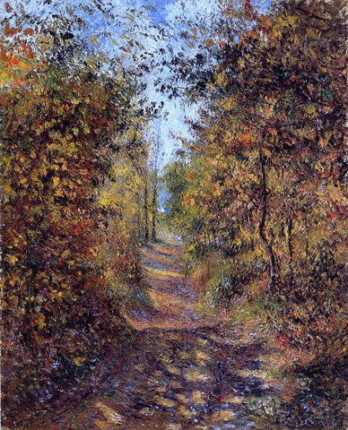  Camille Pissarro Path in the Woods, Pontoise - Hand Painted Oil Painting