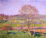  Camille Pissarro Big Walnut Tree at Eragny - Hand Painted Oil Painting