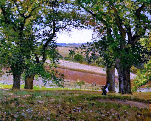  Camille Pissarro Chestnut Trees at Osny - Hand Painted Oil Painting