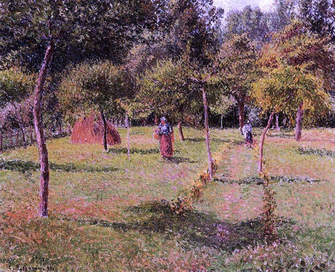  Camille Pissarro Enclosed Field at Eragny - Hand Painted Oil Painting