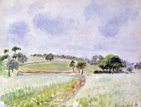  Camille Pissarro Field of Rye - Hand Painted Oil Painting