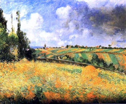  Camille Pissarro Fields - Hand Painted Oil Painting