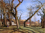  Camille Pissarro Groves of Chestnut Trees at Louveciennes - Hand Painted Oil Painting