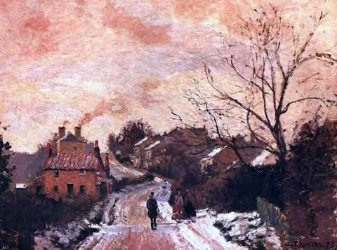  Camille Pissarro Lower Norwood under Snow - Hand Painted Oil Painting