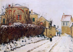  Camille Pissarro Rue de la Citadelle, Pontoise - Hand Painted Oil Painting