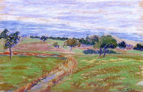  Camille Pissarro The Hills of Thierceville - Hand Painted Oil Painting