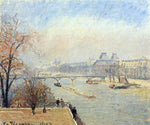  Camille Pissarro The Louvre - March Mist - Hand Painted Oil Painting