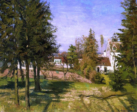  Camille Pissarro The Pine Trees of Louveciennes (also known as The Fir Trees of Louveciennes) - Hand Painted Oil Painting