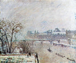  Camille Pissarro The Seine Viewed from the Pont-Neuf, Winter - Hand Painted Oil Painting