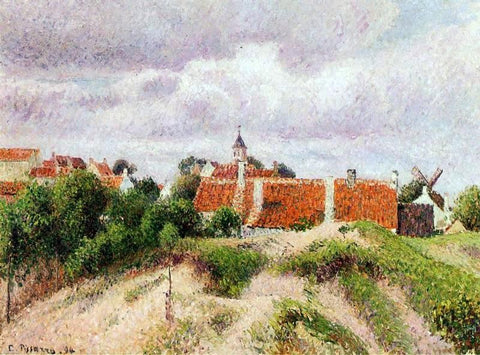  Camille Pissarro The Village of Knocke, Belgium - Hand Painted Oil Painting