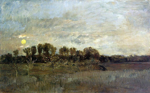  Charles Francois Daubigny The Orchard at Sunset - Hand Painted Oil Painting