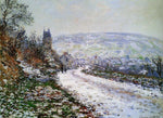  Claude Oscar Monet Entering the Village of Vetheuil in Winter - Hand Painted Oil Painting