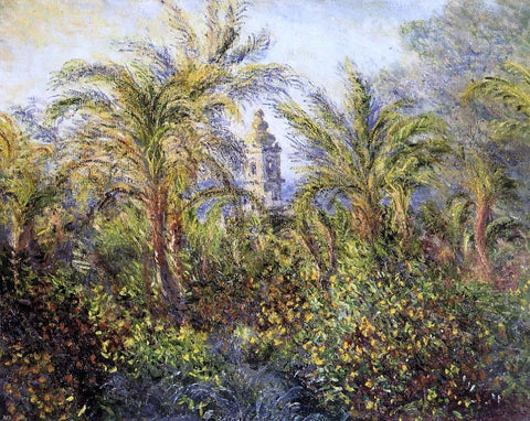  Claude Oscar Monet Garden in Bordighera, Morning Effect - Hand Painted Oil Painting