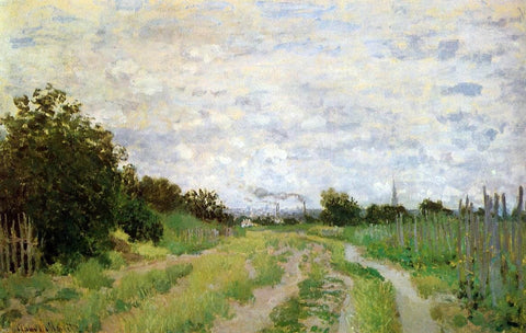  Claude Oscar Monet Lane in the Vineyards at Argenteuil - Hand Painted Oil Painting